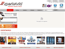 Tablet Screenshot of expertworldnigeria.com